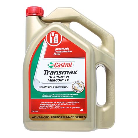 castrol transmax dexron vi/mercon lv automatic transmission fluid 1 gallon|castrol lv atf.